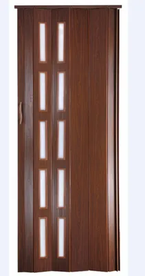 Produktbild von Falttür Schiebetür Mahagoni Farben Fenster H. 201 cm für Türbreite bis 80 cm Neu teils vormontiert