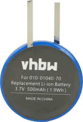 Produktbild von vhbw Akku kompatibel mit Garmin Fenix 1, 2 Smartwatch Uhr Fitnessarmband (500 mAh, 3,7 V, Li-Ion) + Werkzeug-Set