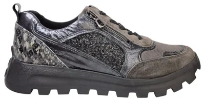 Imagen del producto de Zapatos deportivos con cordones de la marca Waldläufer, color gris, talla 4