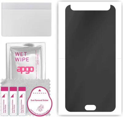 Produktbild von apgo Hydrogel Blickschutzfolie, Matt, kompatibel mit OnePlus 5, Privacy Displayschutzfolie, Schutzfolie mit Positionierhilfe, Anti-Spy, kratzfest, einfache Montage