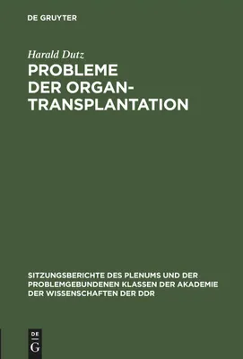 Produktbild von Probleme der Organtransplantation