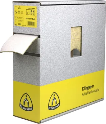 Obrázek produktu pro KLINGSPOR PAPÍROVÁ PODLOŽKA PS73BWF 115mm gr.180 (25mb)