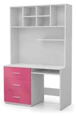 Obrázok produktu pre Schreibtisch Hochglanz Rosa Tisch Kinderzimmer Jugendzimmer Mädchen Tische