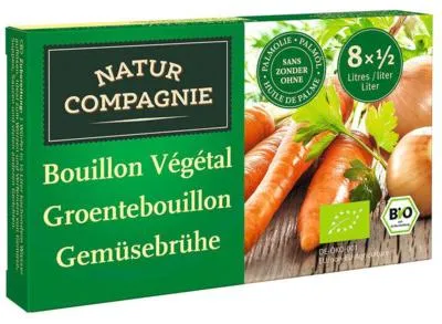 Productafbeelding van Natur Compagniegroentebouillonblokjes Met Zout (84 gr)