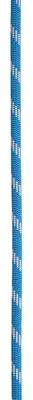 Edelrid Prostatic SyncTec 110mm statisches Kletterseil in Blau mit weißen Streifen.