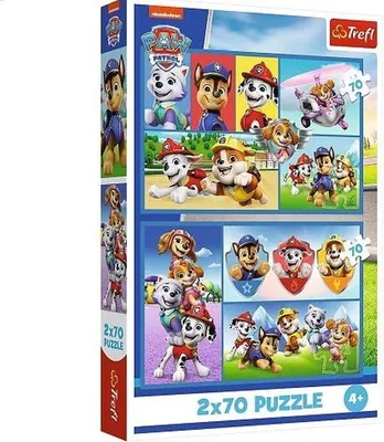 Zdjęcie produktu dla Trefl TREFL PAW PATROL puzzle set, 2x70 pcs