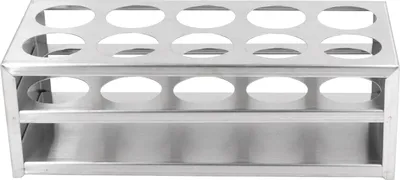 Immagine prodotto di Portaprovette 304 in acciaio inox per laboratorio e studio 40 mm 10 fori