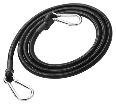 5er-Pack Bungee-Spanngurte mit Haken, 50 cm, schwarz