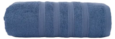 Produktbild von Saunatuch 70x200 cm Baumwolle Weich Soft Frottee Unifarben Saugfähig Saunatücher, Farbe:blau