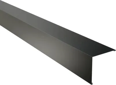 Produktbild von PRECIT Aussenecke 90° für Wand Tiefschwarz RAL 9005 1000 mm x 115 mm x 115 mm x 0,5 mm