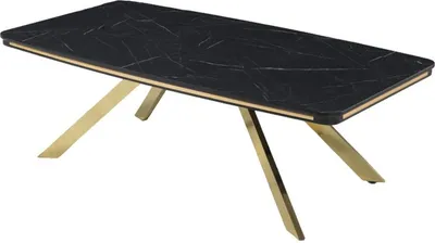 Produktbild von Couchtisch Schwarz Luxus Design Elegantes Möbel Wohnzimmer Tische Couchtische