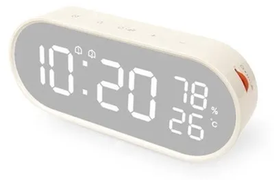 Produktbild von Digitaler Wecker mit Spiegel, LED-Display und Temperaturanzeige