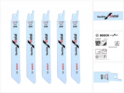 Produktbild von Säbelsägeblatt S 922 EF, Flexible for Metal, 5er-Pack