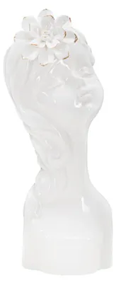 Zdjęcie produktu dla Wazon o Ferretti Young Lady 10,5x10x24,7 cm białe złoto