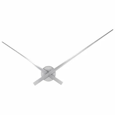 Image de NeXtime - 2269ZI - Horloge murale - 85cm - argent - Hands