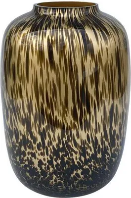 Obrázek produktu pro Skleněná váza - V35 Š25 - Artic Cheetah Gold