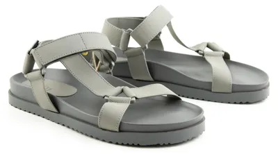 Produktbild von Damen Sandalen 8 By-Yoox Grau Bequem mit Klettverschluss 40