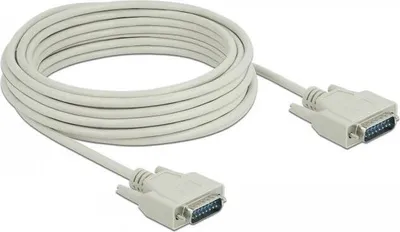 Produktbild von Delock Serielles Kabel D-Sub15 Stecker zu Stecker 10 m (85979)