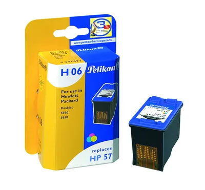 Produktbild von Pelikan H06, Cyan, Magenta, Gelb, Tinte auf Pigmentbasis, 1 Stück(e)