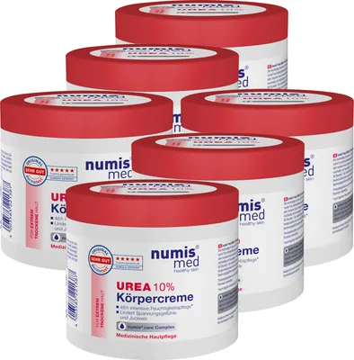 Produktbild von numis med UREA 10% Körpercreme 6er Pack