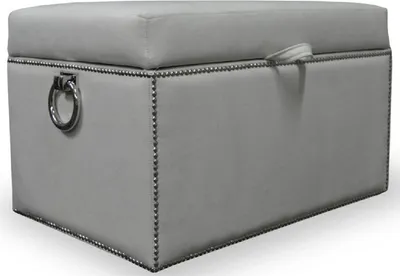 Image de Casa Padrino Coffre de luxe avec assise et poignées rondes 97 x 50 x H. 48 cm - Différentes couleurs - Banc rembourré pliable - Banc coffre - Qualité de luxe