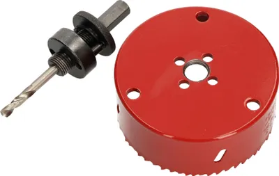Produktbild von KOTARBAU Lochsäge 105 mm HSS mit Zentrierbohrer Lochfräse Bohrkrone Lochkreissäge Sägekranz für Metall, Edelstahl, Holz, Kunststoff