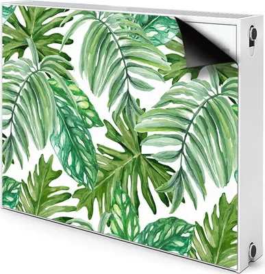 Produktbild von Magnet Heizung Verkleidung Abdeckung Heizung Heizkörperabdeckung 90x60 cm  - Dschungel