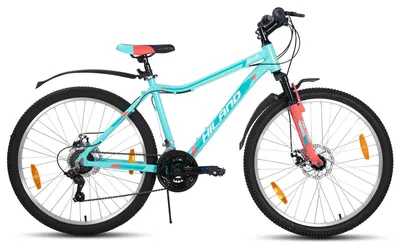 Produktbild von Mountainbike 26 Zoll Damen Herren - 66 cm Laufräder - 21 Gang - Federgabel - Aluminiumrahmen - Doppel Scheibenbremse - Grün