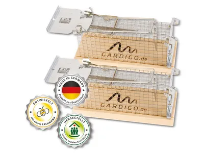 Produktbild von GARDIGO Maus-Lebendfalle Käfig, 2er-Set