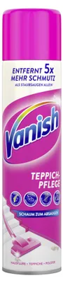 Produktbild von Vanish 3024284, Teppichreiniger, Spray, Teppich, Polsterung, 650 ml, 120 min, <5%: aliphatische Kohlenwasserstoffe, anionische Tenside, Polycarboxylate, Phosphate, Duftstoffe.