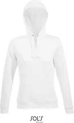 Produktbild von SOLs 03103 | Damen Sweat WomenŽs Hooded Sweatshirt Spencer - Farbe: White - Größe: M