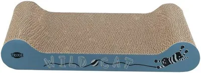 Image de Griffoir pour chat sauvage aux herbes pour chats - pour un entretien naturel des griffes - 41 × 7 × 24 cm - bleu - lot de 2