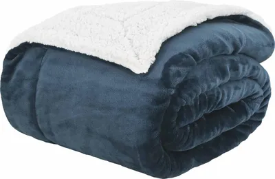 Obrázok produktu pre vidaXL Hádzacia deka tmavomodrá 130 x 150 cm fleece