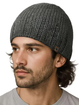 Produktbild von Herren Strickmütze mit Fleecefutter| gefütterte Wintermütze Winddicht Rippstrick | Outdoor Sport Neverless®
