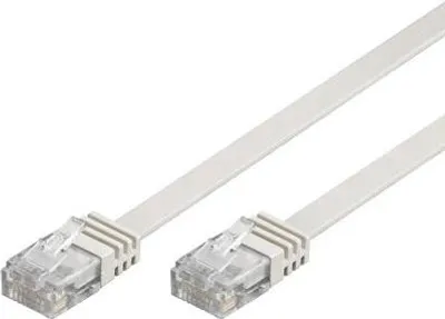 Immagine prodotto di Cavo di rete Cavo patch UTP Cat6 1m, bianco, piatto