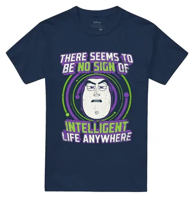 Image de T-shirt Toy Story - « No Sign Of Intelligent Life » pour homme/femme, unie TV33365 (4XL) (bleu marine)