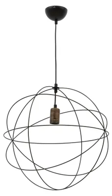 Obrázek produktu pro Designový závěsný lustr OLINTO - černý