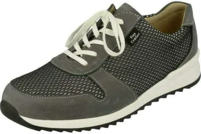 Produktbild von Bequemer Schnürer Finn Comfort Sidonia, Damen, Street, Grau, Leder, Skipper, - Damenschuhe Bequemschuhe / lose Einlage, Grau