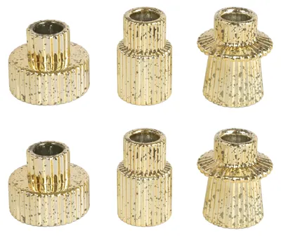 Immagine prodotto di Omgoods - Set di 6 portacandele in vetro, ideale per feste e decorazioni