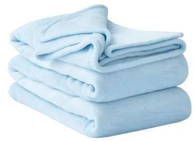 Produktbild von Weiche Fleece Decke Blau - 230x270 cm