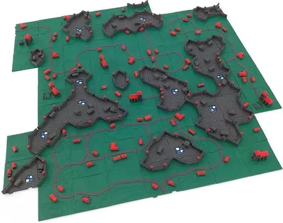 Imagen del producto de Paquete de 72 losetas para el juego Carcassonne