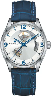 Produktbild von Hamilton H32705651 Herren-Armbanduhr, Edelstahl-Gehäuse, Leder-Armband