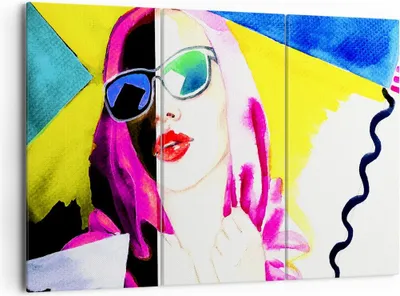 Produktbild von Bild auf Leinwand - Leinwandbild - Frau Modell - 165x110cm - Wand Bild - Wanddeko - Wandbilder - Leinwanddruck - Bilder - Kunstdruck - Wanddekoration - Leinwand bilder - Wandkunst - CE165x110-3958