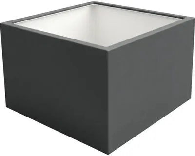 Produktbild von Pflanzkübel Palatino Clara Metall beschichtet 60 x 60 x 50 cm anthrazit