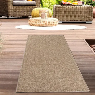 Immagine prodotto di Tappeto in juta per interni ed esterni in beige Dimensioni - 80 x 150 cm