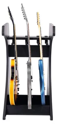 Produktbild von Gator Frameworks GFW-ELITEGTR3RK-BLK Elite Series 3 Electric/Acoustic Guitar Rack - BLK