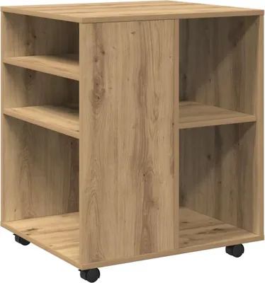 Produktbild von vidaXL Rollschrank Artisan-Eiche 60x53x72 cm Holzwerkstoff