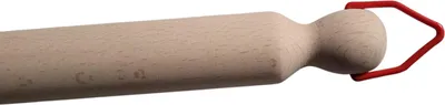 Produktbild von Nudelholz / Teigrolle / Mattarello mit zwei Griffen und Aufhänger - Länge 80 cm