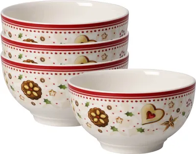Produktbild von Villeroy & Boch Winter Bakery Delight Bol Sternschnuppe ø 14 cm 4er Set