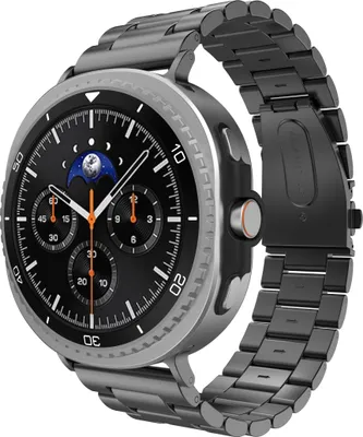 Image de Bracelet PrimeSteel pour Samsung Galaxy Watch8 / Watch8 Classic, noir